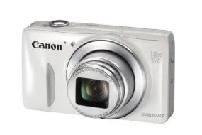 Canon PowerShot SX600 HS Digital Camera (White)