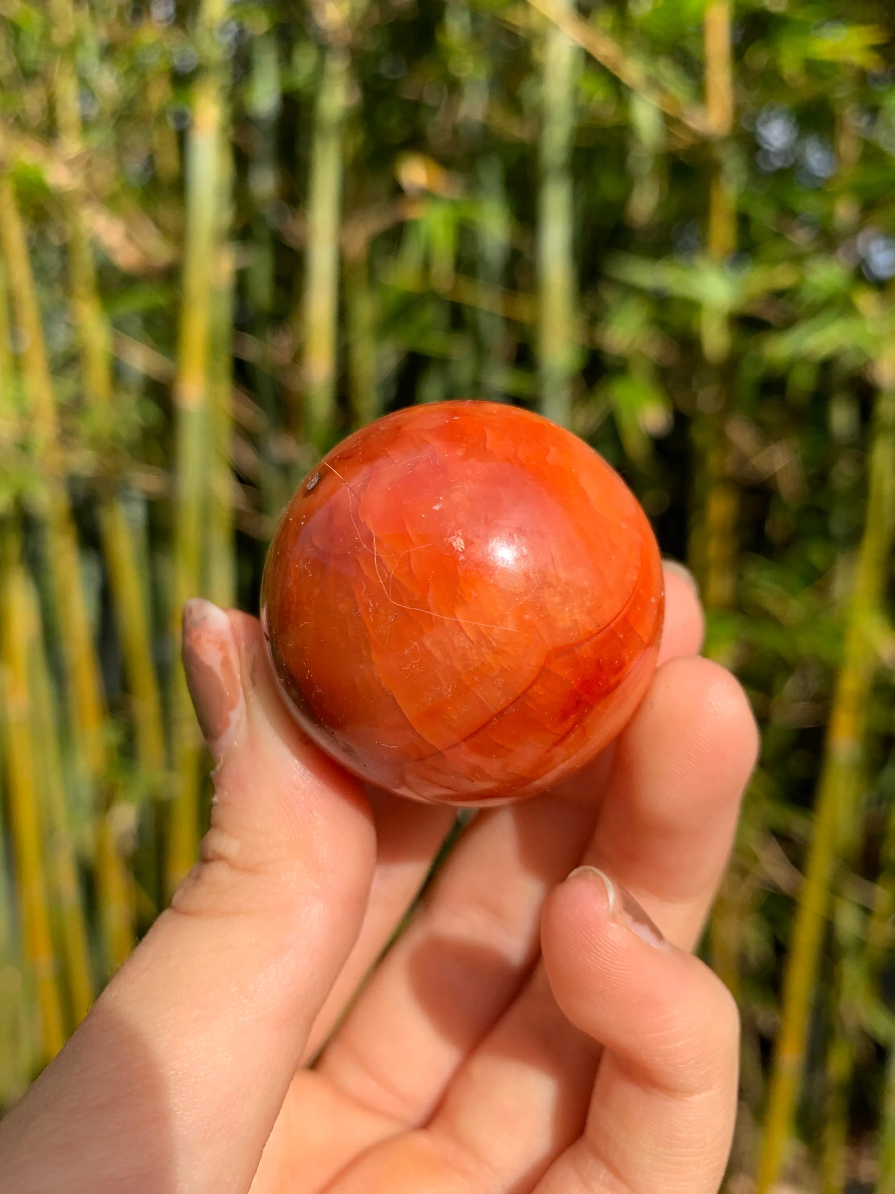 Carnelian Medium Sphere
