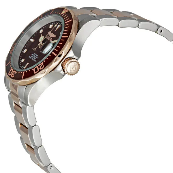 Invicta Pro Diver Automatic Brown Sunray Dial Watch 11241