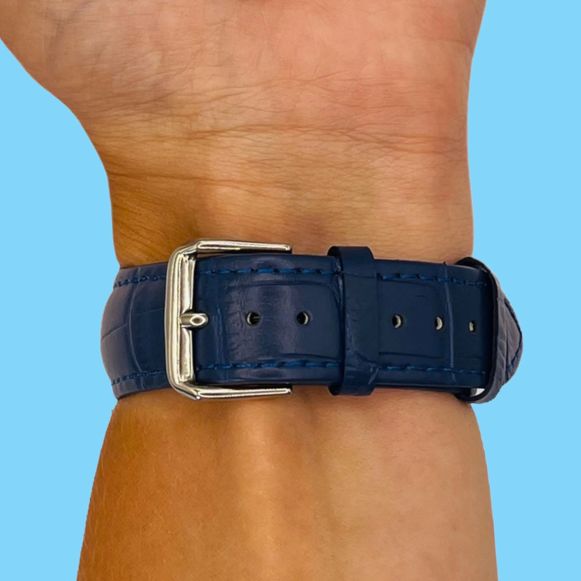 Snakeskin Leather Watch Straps Compatible with the Kogan Hybrid  Smart Watch